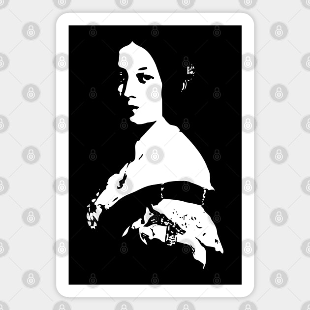 Queen Victoria Queen of the United Kingdom of Great Britain and Ireland FOGS People collection 32B Magnet by FOGSJ